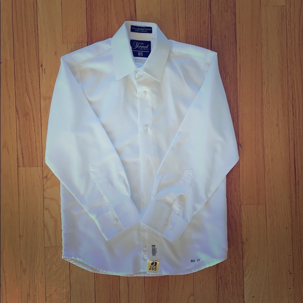 Formal tuxedo shirt - White